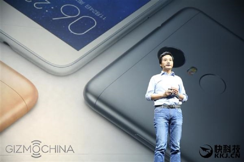 Lei Jun, acara peluncuran Xiaomi Mi Max (Kredit: GIzmochina)