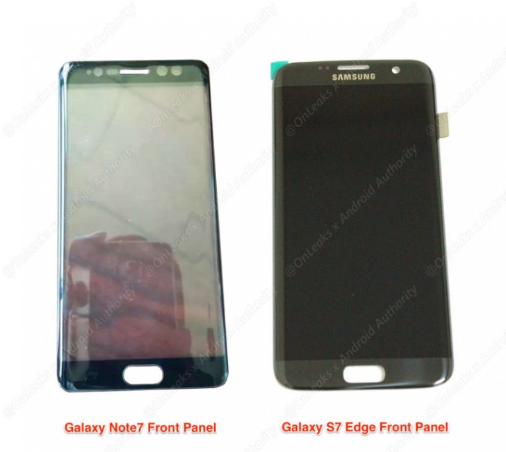 Panel Samsung Galaxy Note 7 2