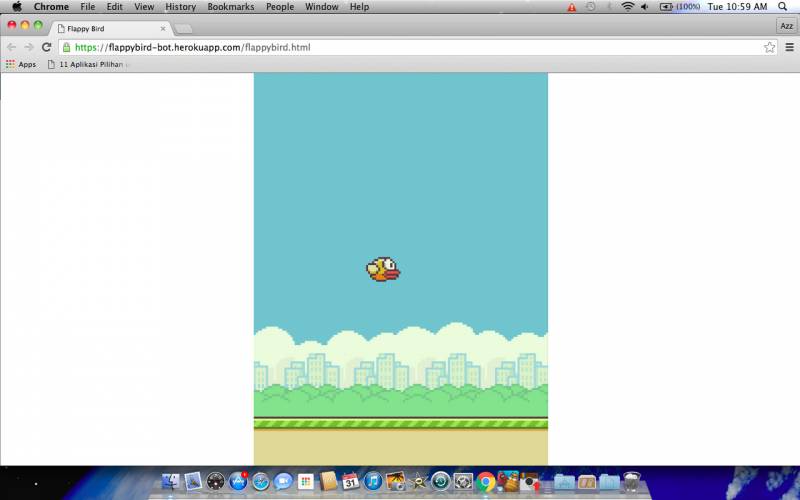 flappy bird di browser komputer