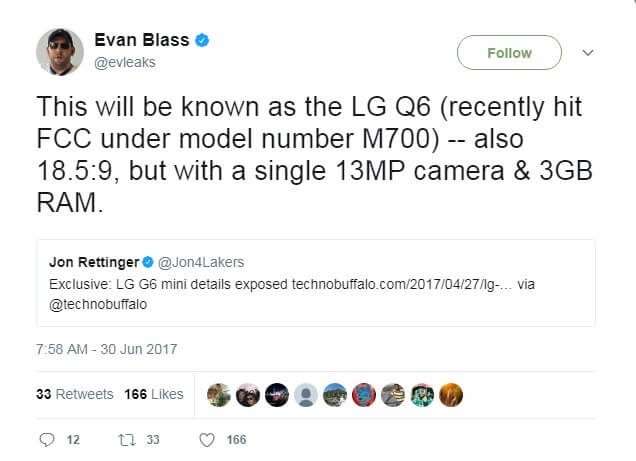 LG G6 Mini Evan Blass